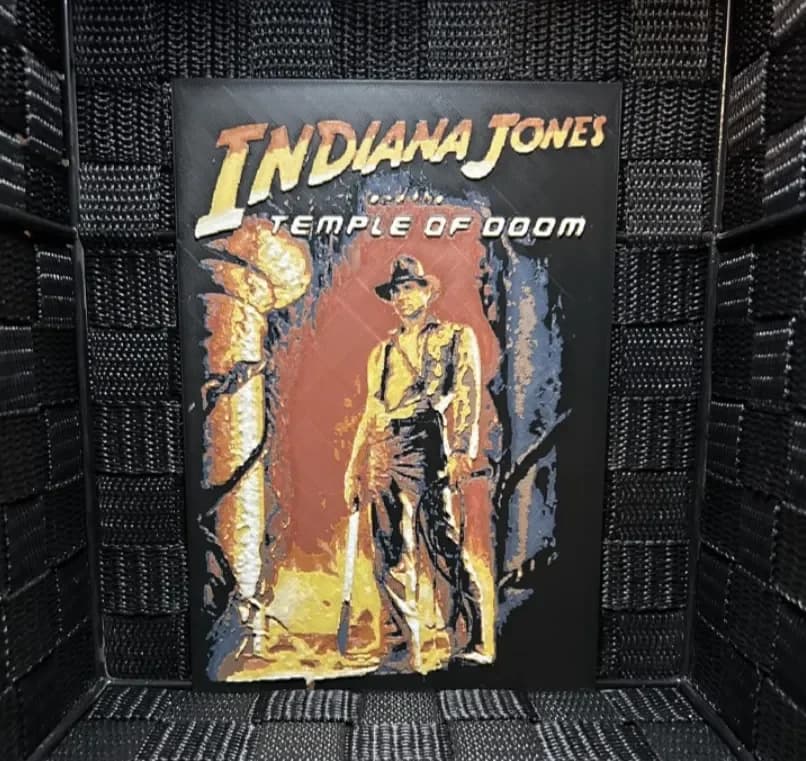 HueForge model: Hueforge Movie Poster - Temple of Doom - by JoDau