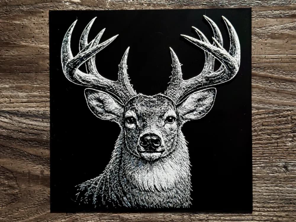 Whitetail Deer HueForge Wildlife Series by novy HueForge model: Whitetail Deer HueForge Wildlife Series by novy