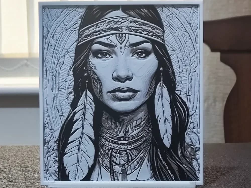 Pocahontas Grew Up - HueForge 3 Color