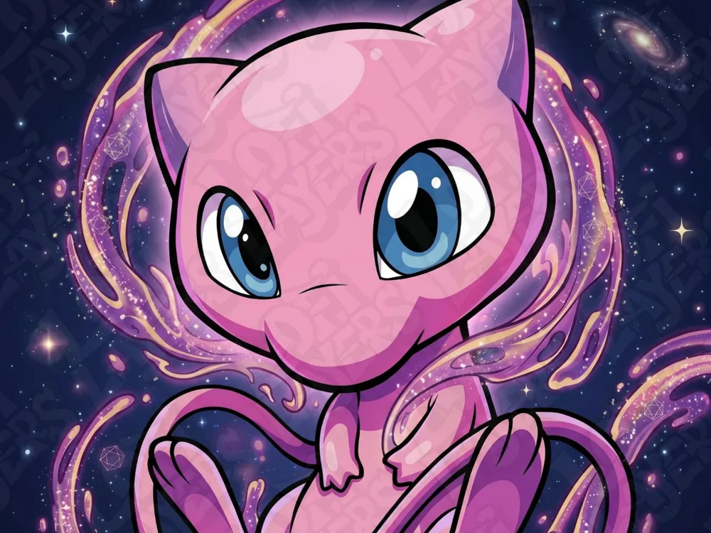 Full Color Mew Hueforge by LoFi Layers HueForge model: Full Color Mew Hueforge by LoFi Layers