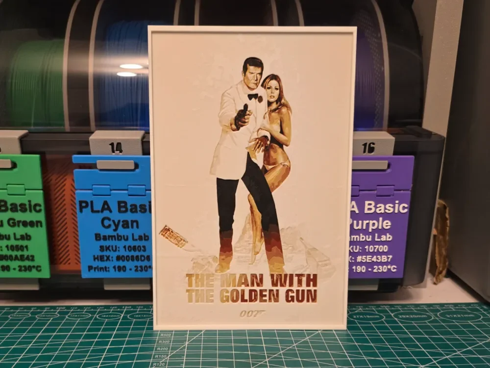 007 The Man with the Golden Gun Movie - Hueforge by Lumpy3D HueForge model: 007 The Man with the Golden Gun Movie - Hueforge by Lumpy3D