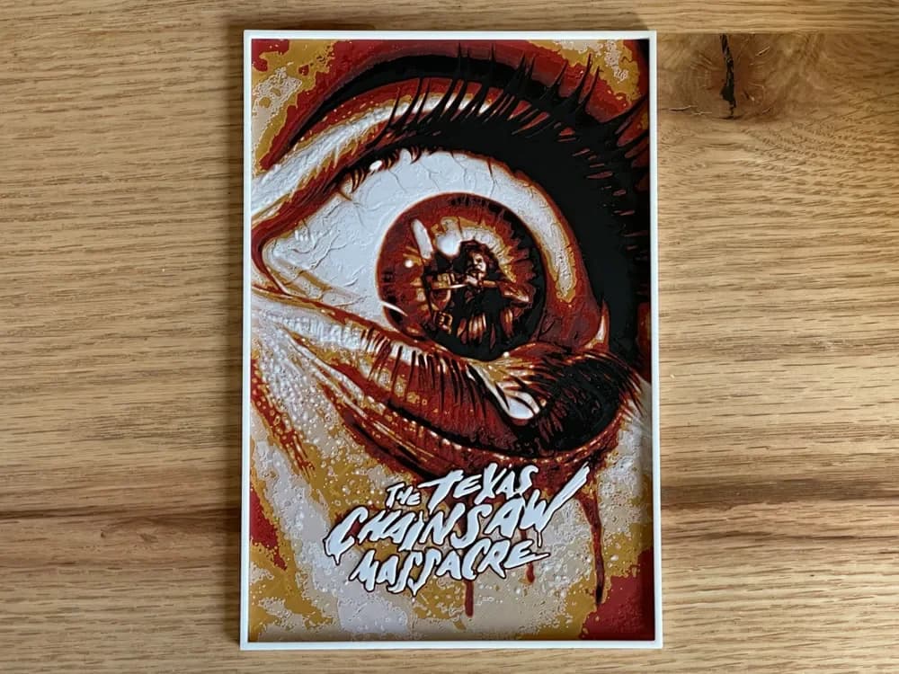 The Texas Chainsaw Massacre (1974) Hueforge Poster The Texas Chainsaw Massacre (1974) Hueforge Poster