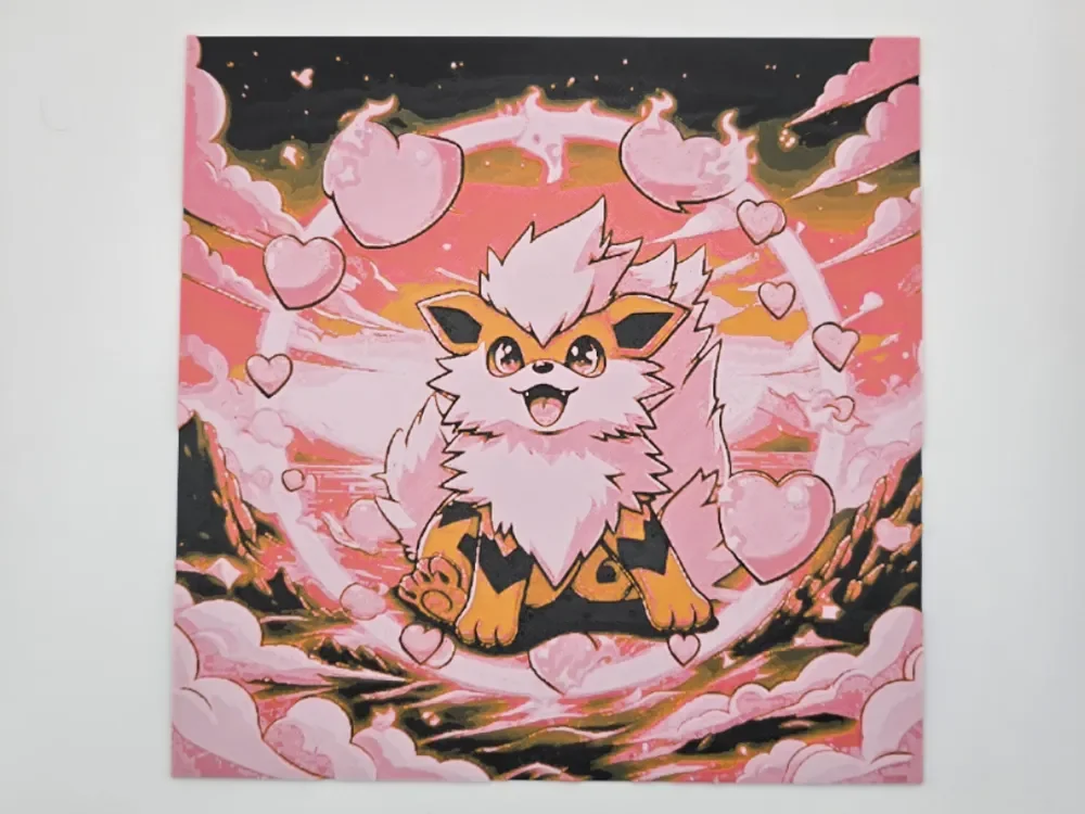 Arcanin Love's Pokemon by Kactus Fpv HueForge model: Arcanin Love's Pokemon by Kactus Fpv