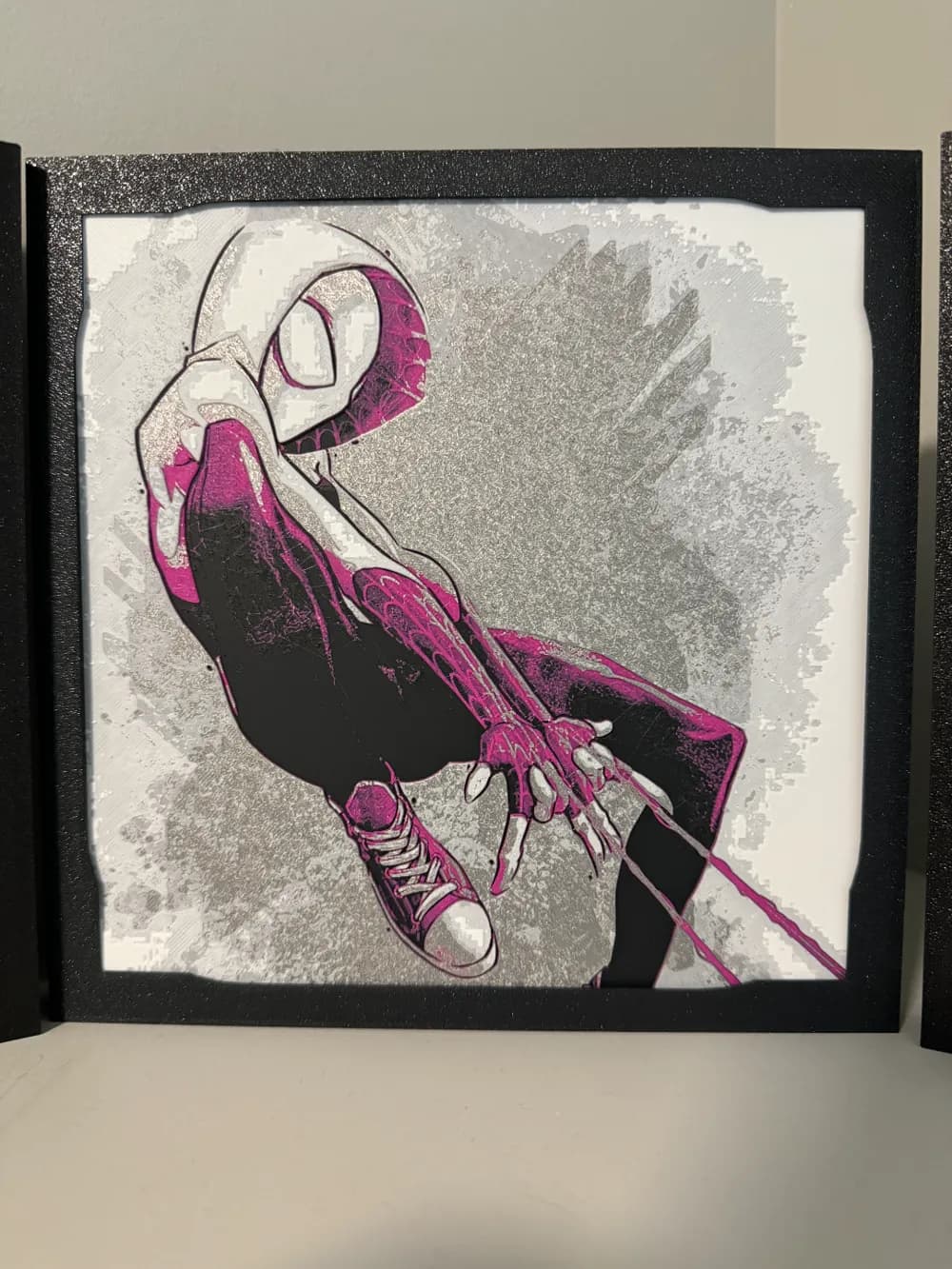 Ghost Spider - Marvel Hueforge by Canadian Gamer HueForge model: Ghost Spider - Marvel Hueforge by Canadian Gamer