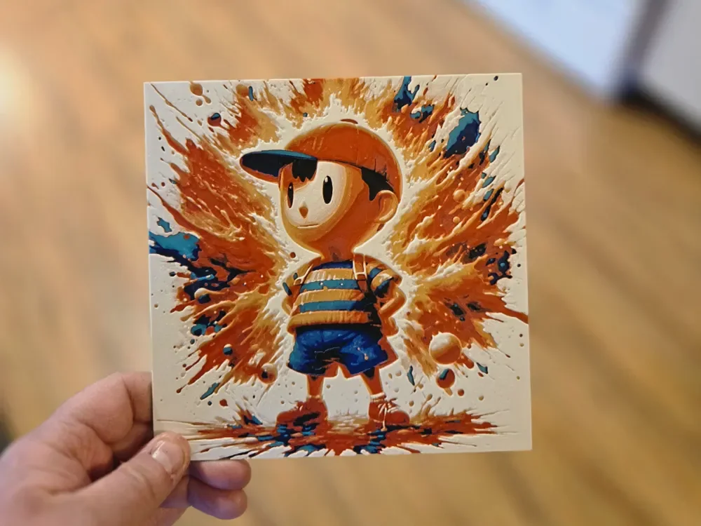 Graffiti Ness Hueforge by 3Ree Printing HueForge model: Graffiti Ness Hueforge by 3Ree Printing