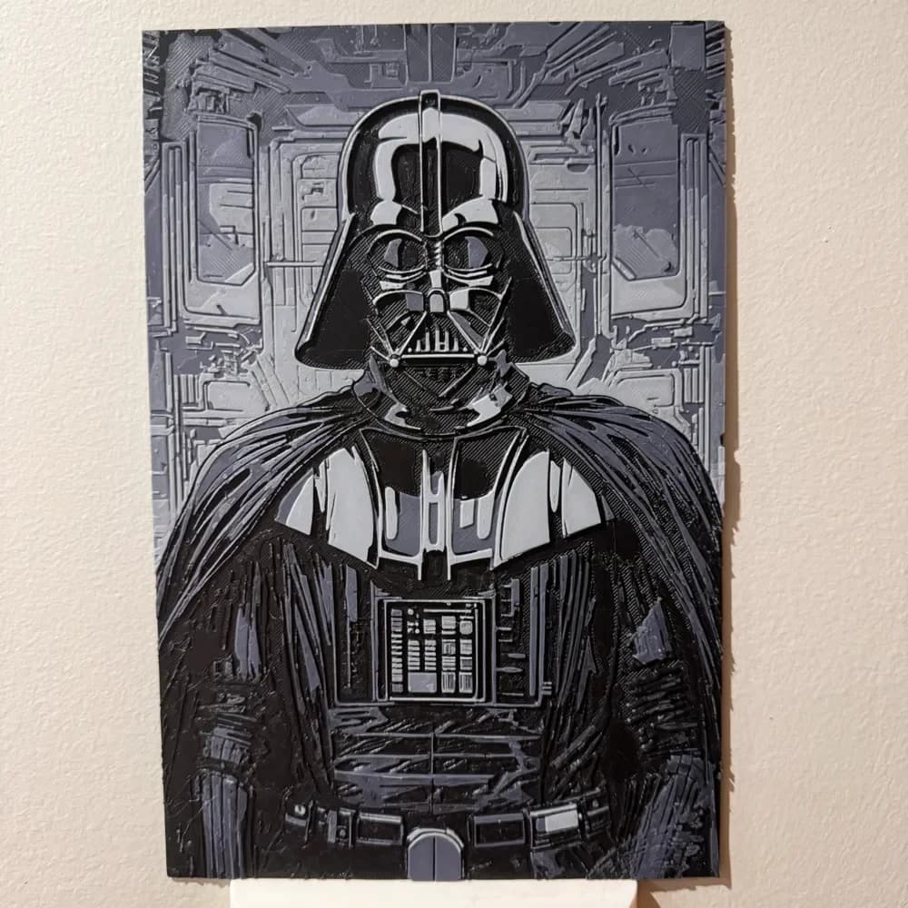 Darth Vader - Hueforge Print by cyanidesugar HueForge model: Darth Vader - Hueforge Print by cyanidesugar