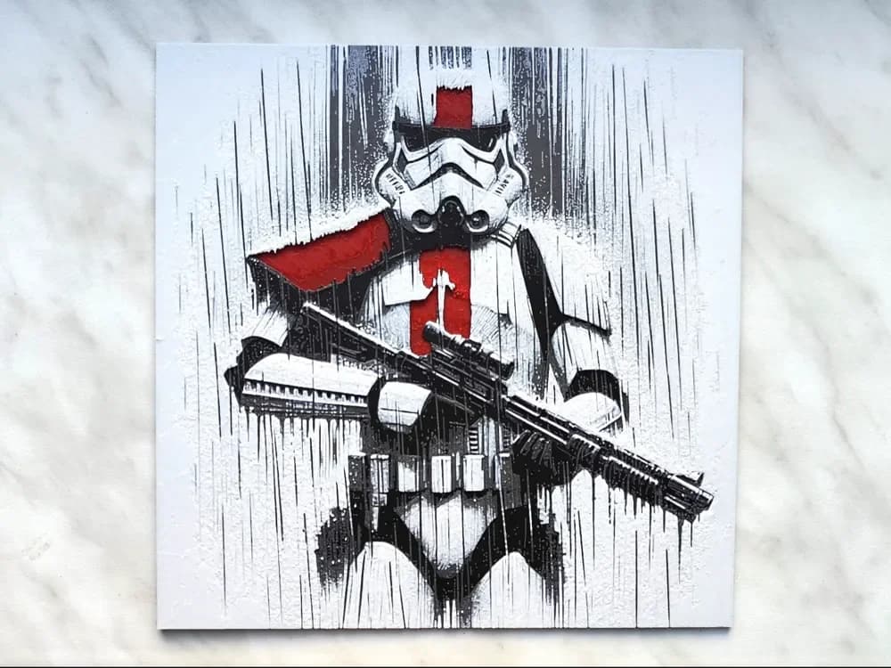HueForge model: Stormtrooper with Red - Hueforge by BeaN