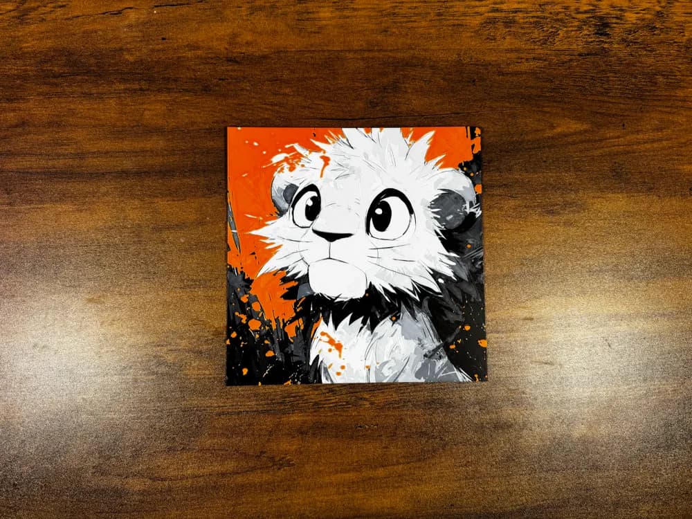 HueForge model: Chibi Lion – Fierce & Adorable HueForge by 3D Prints By Vic