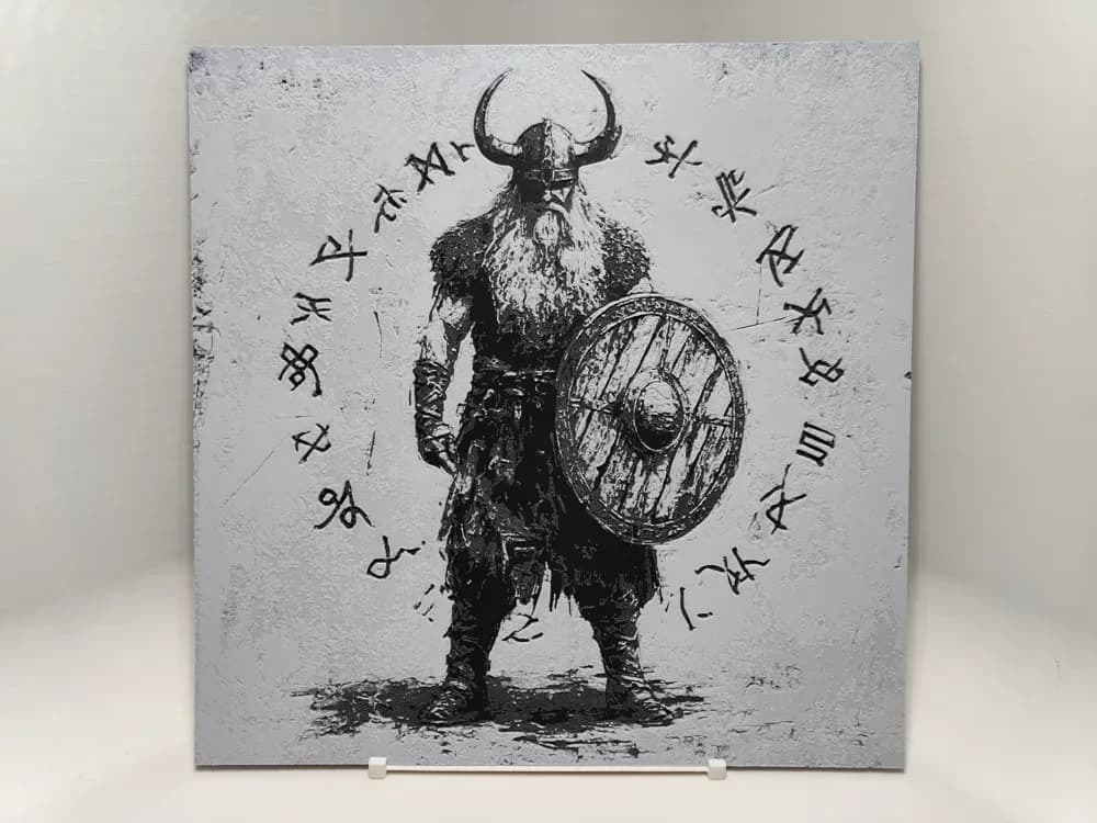 Viking Warrior - Hueforge by BeaN HueForge model: Viking Warrior - Hueforge by BeaN