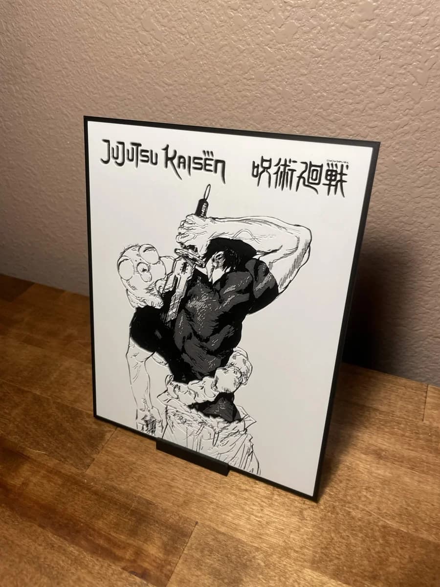 Toji Back by Cloudy Nostalgia HueForge model: Toji Back by Cloudy Nostalgia