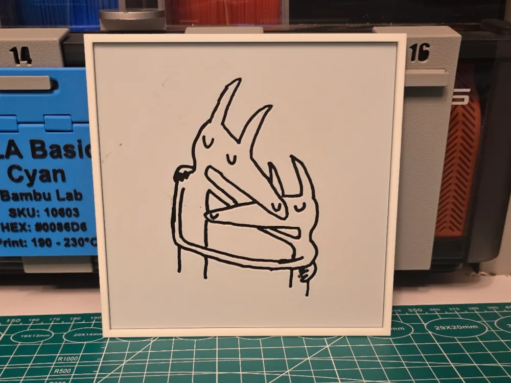 Car Seat Headrest "Twin Fantasy" Album - Hueforge by Lumpy3D HueForge model: Car Seat Headrest "Twin Fantasy" Album - Hueforge by Lumpy3D