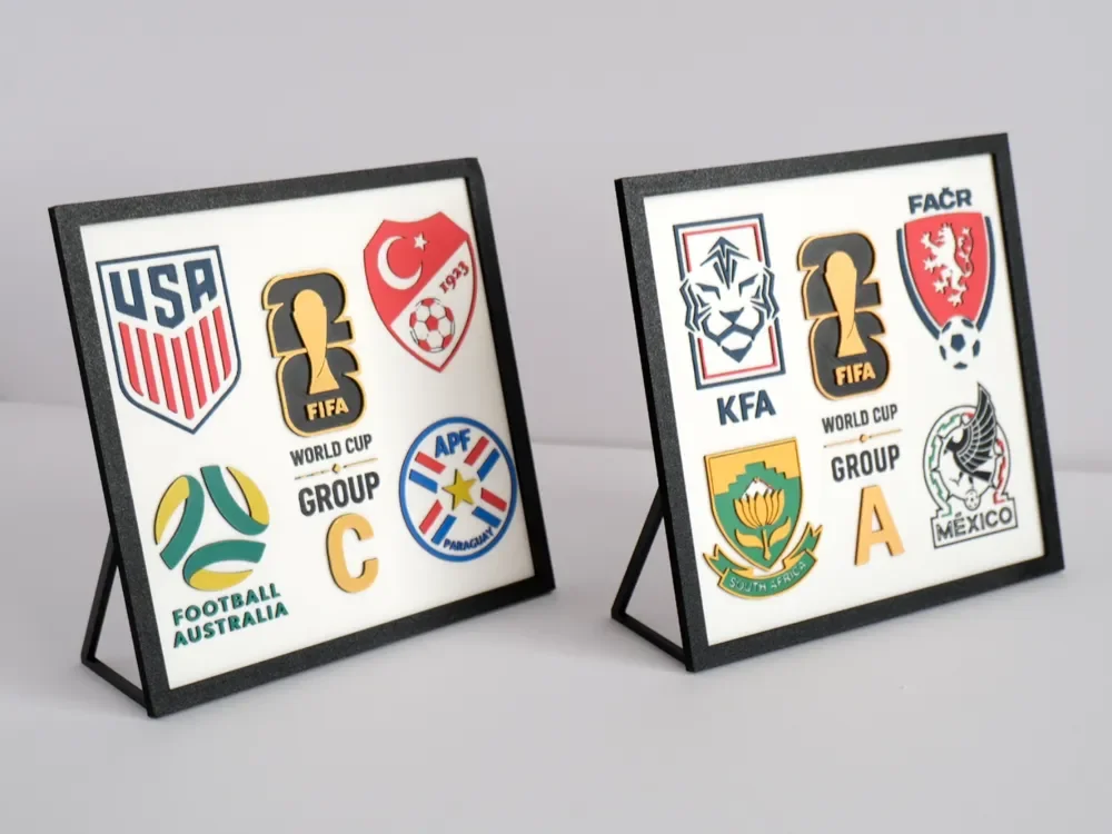 2026 FIFA World Cup Collection (3HR Print) by Freshly Printed 3D HueForge model: 2026 FIFA World Cup Collection (3HR Print) by Freshly Printed 3D