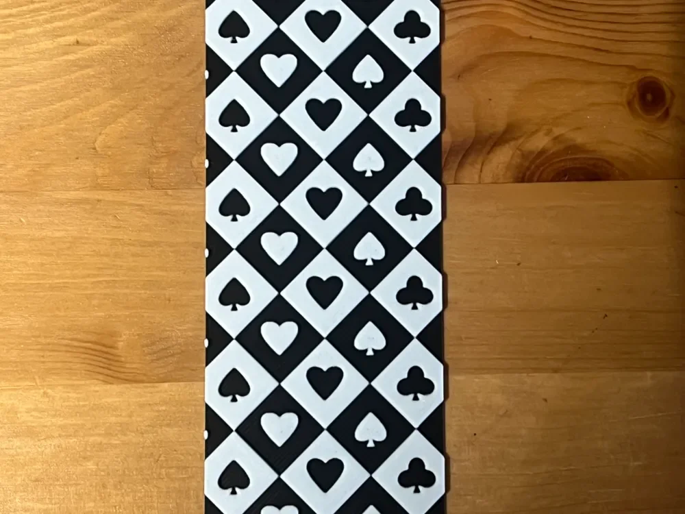 heart and spade bookmark by Morganja HueForge model: heart and spade bookmark by Morganja