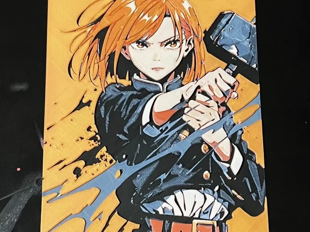 HueForge model: Jujutsu Kaisen Kugisake by FantasyZ