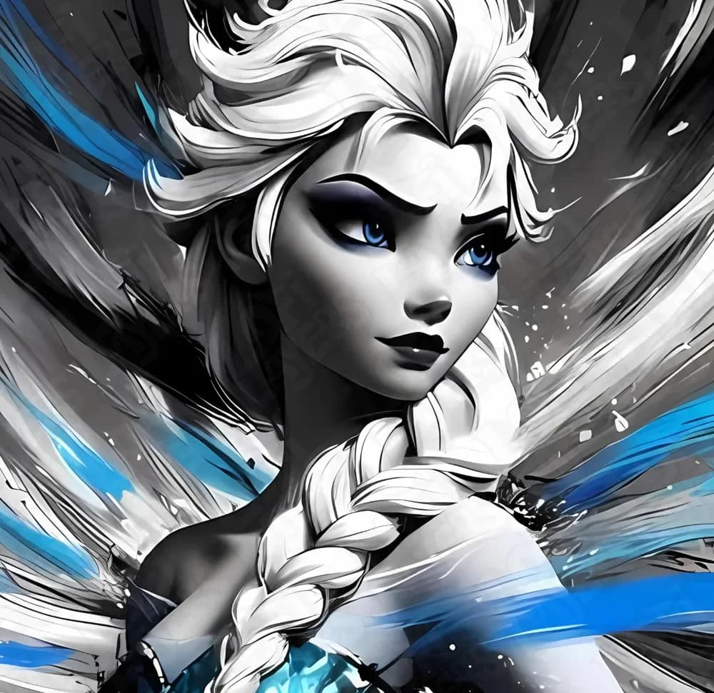 Elsa Hueforge by LoFi Layers HueForge model: Elsa Hueforge by LoFi Layers