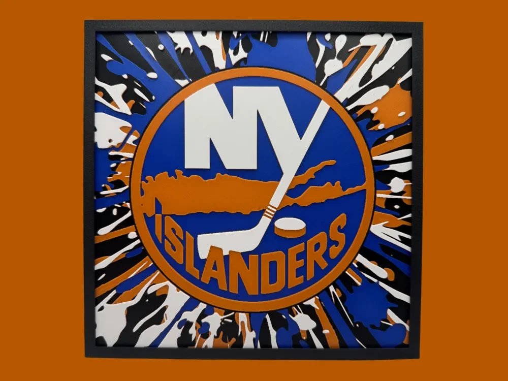 New York Islanders - NHL Series 2 by Canadian Gamer HueForge model: New York Islanders - NHL Series 2 by Canadian Gamer