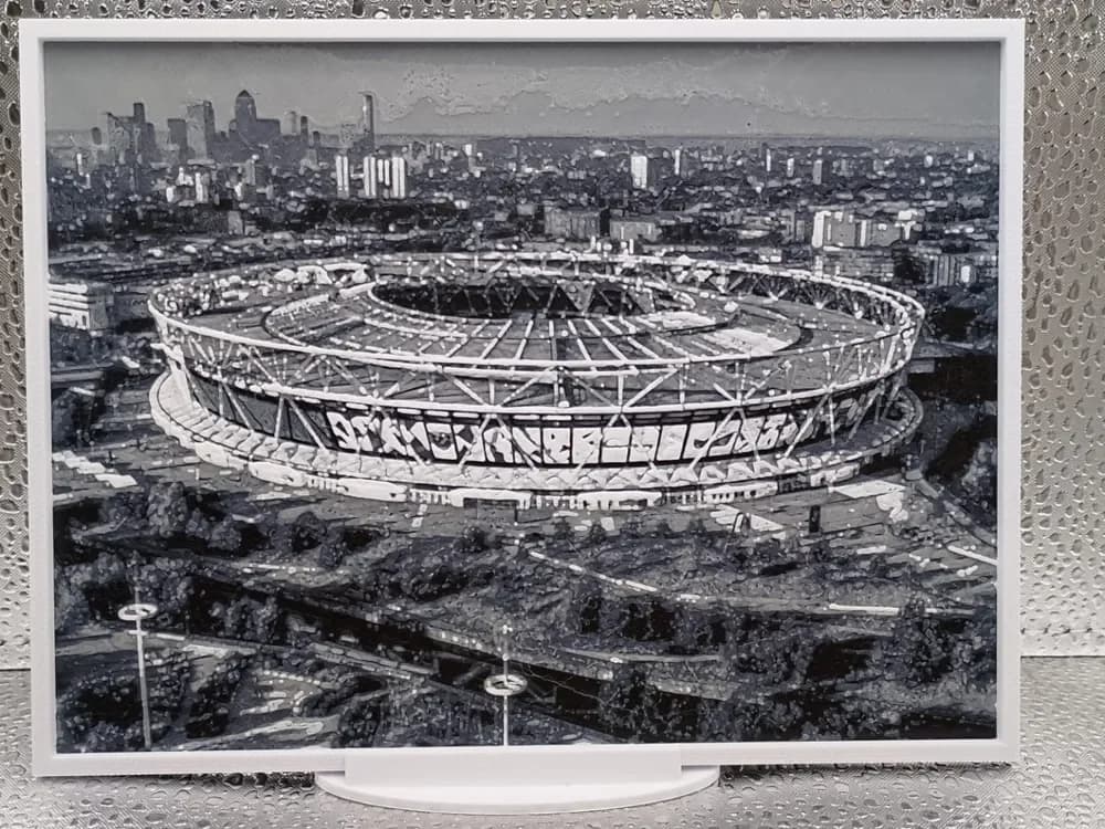 West Ham United - London Stadium Hueforge by Borishotch Industries HueForge model: West Ham United - London Stadium Hueforge by Borishotch Industries