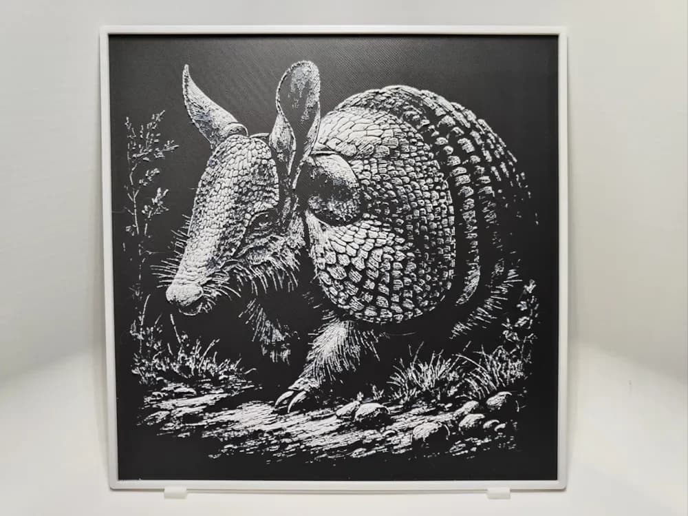 Armadillo - Hueforge by BeaN HueForge model: Armadillo - Hueforge by BeaN