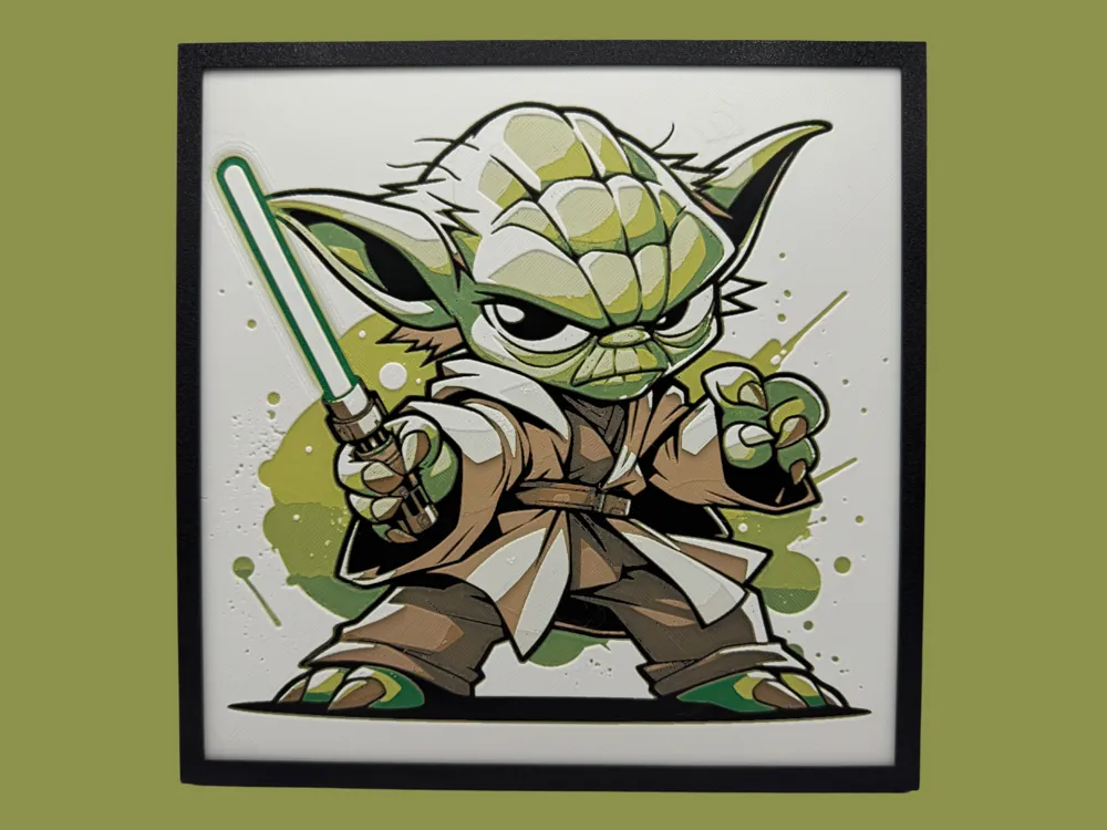 Master Yoda - Chibi Edition by Canadian Gamer HueForge model: Master Yoda - Chibi Edition by Canadian Gamer