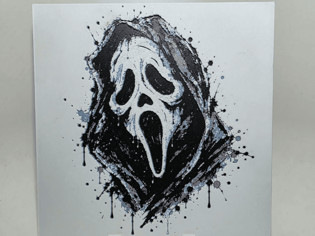 Graffiti Ghostface Hueforge by 3Ree Printing HueForge model: Graffiti Ghostface Hueforge by 3Ree Printing