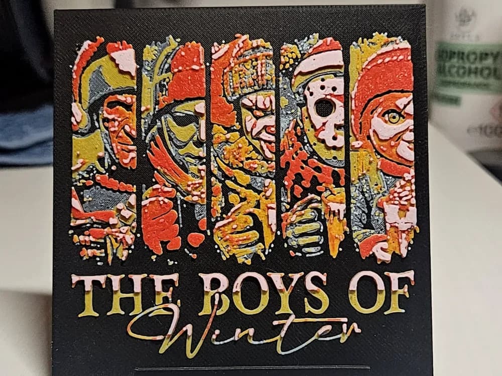 Christmas The Boys of Winter Horror by Mano's 3d_Art HueForge model: Christmas The Boys of Winter Horror by Mano's 3d_Art