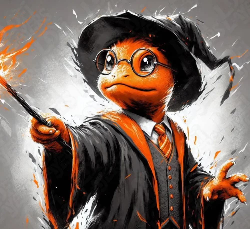 Charmander as Harry potter Hueforge by LoFi Layers HueForge model: Charmander as Harry potter Hueforge by LoFi Layers
