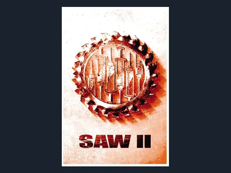 Saw II (Movie Poster - HueForge) by HugheCraft HueForge model: Saw II (Movie Poster - HueForge) by HugheCraft