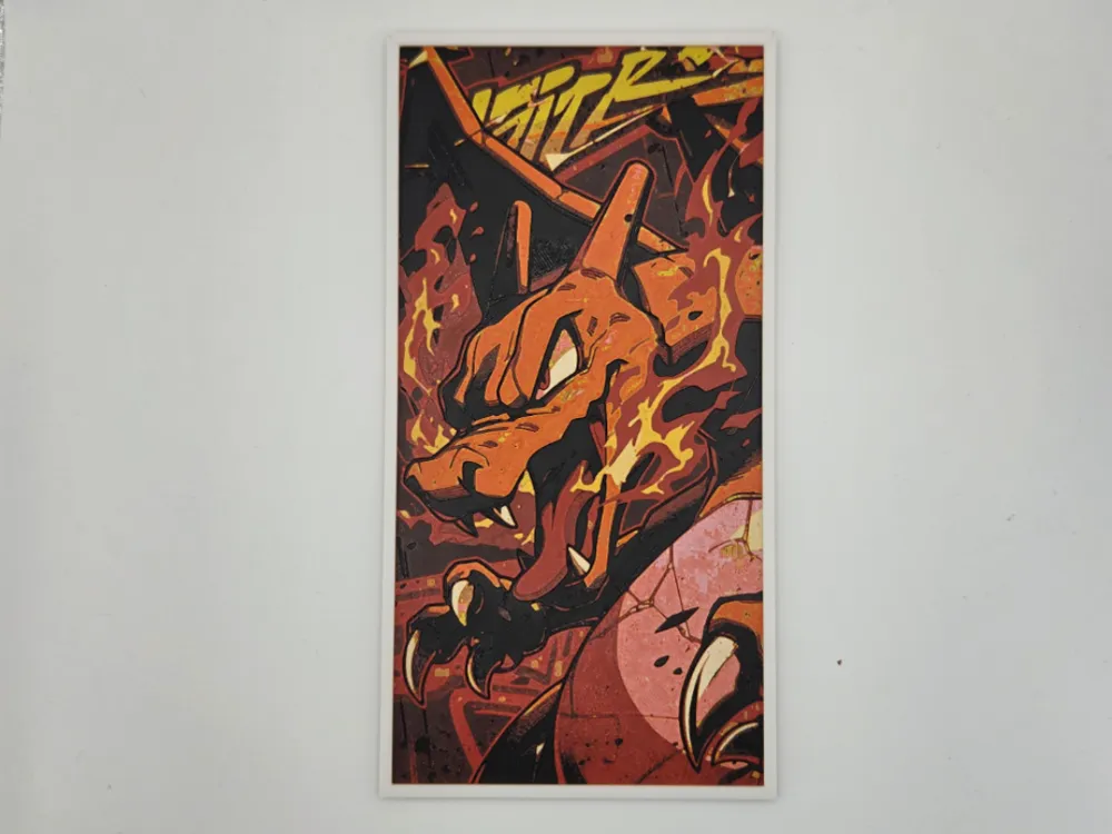 Charizard Pokémon by Kactus Fpv HueForge model: Charizard Pokémon by Kactus Fpv