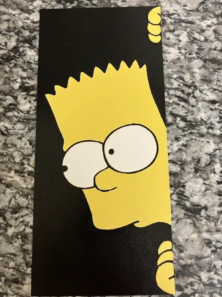 peeping bart (HueForge print) peeping bart (HueForge print)