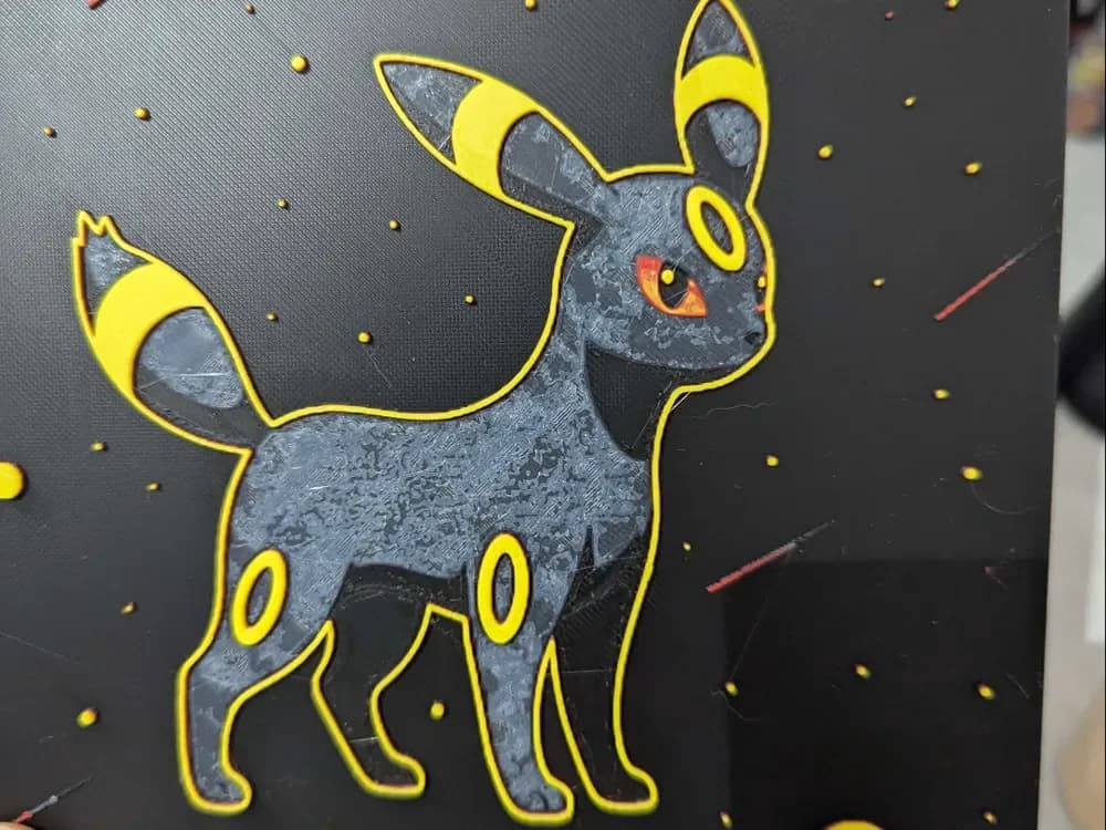hueforge noctali v1 Umbreon by ZombiePaint3D HueForge model: hueforge noctali v1 Umbreon by ZombiePaint3D