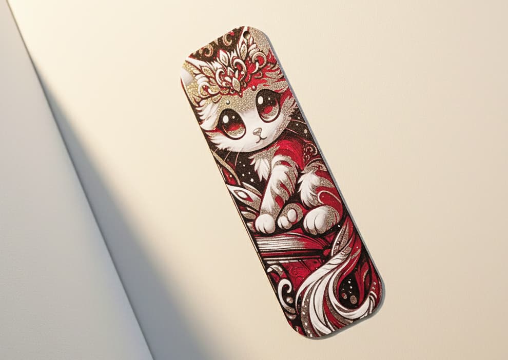 Cute Cat Bookmark - Hueforge - 4 Colors Cute Cat Bookmark - Hueforge - 4 Colors