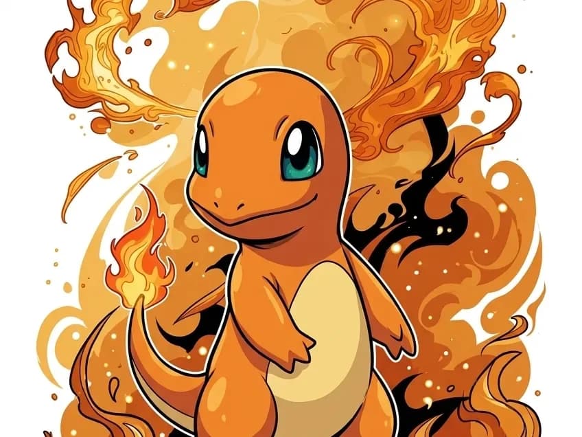 Salameche Pokemon Edition by Hueforge Maker HueForge model: Salameche Pokemon Edition by Hueforge Maker