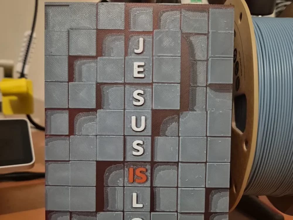 jesus is lord hueforge by Buntsta HueForge model: jesus is lord hueforge by Buntsta