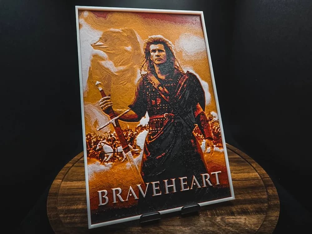 Braveheart (Movie Poster - HueForge) Braveheart (Movie Poster - HueForge)