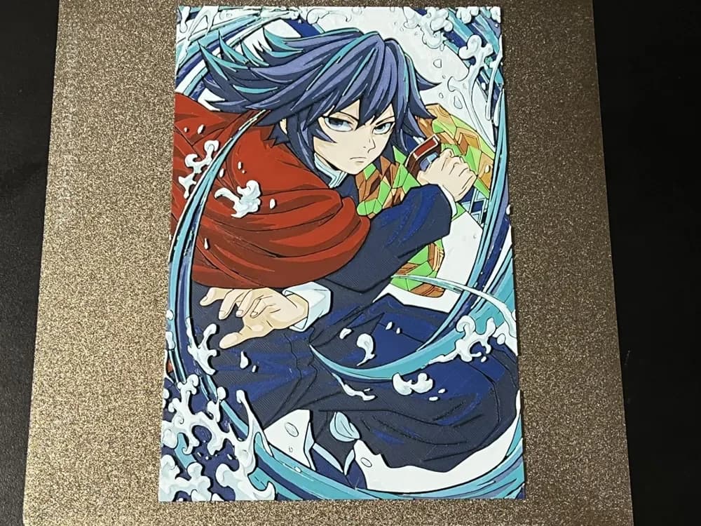 Water Hashira Giyu Tomioka Demon Slayer Hueforge by FantasyZ HueForge model: Water Hashira Giyu Tomioka Demon Slayer Hueforge by FantasyZ