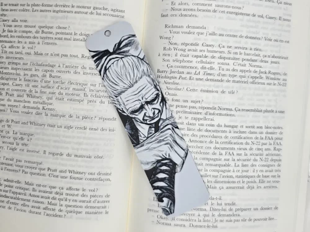 Bookmark Takamura Sakamoto days by Kactus Fpv HueForge model: Bookmark Takamura Sakamoto days by Kactus Fpv
