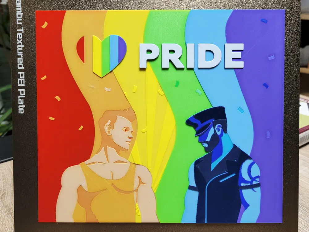 87 - Pride - Hueforge 220x189 by Vincent111 HueForge model: 87 - Pride - Hueforge 220x189 by Vincent111