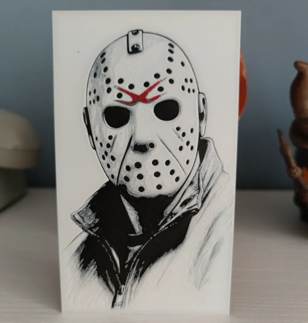 Hueforge portrait Jason by Litolunar HueForge model: Hueforge portrait Jason by Litolunar