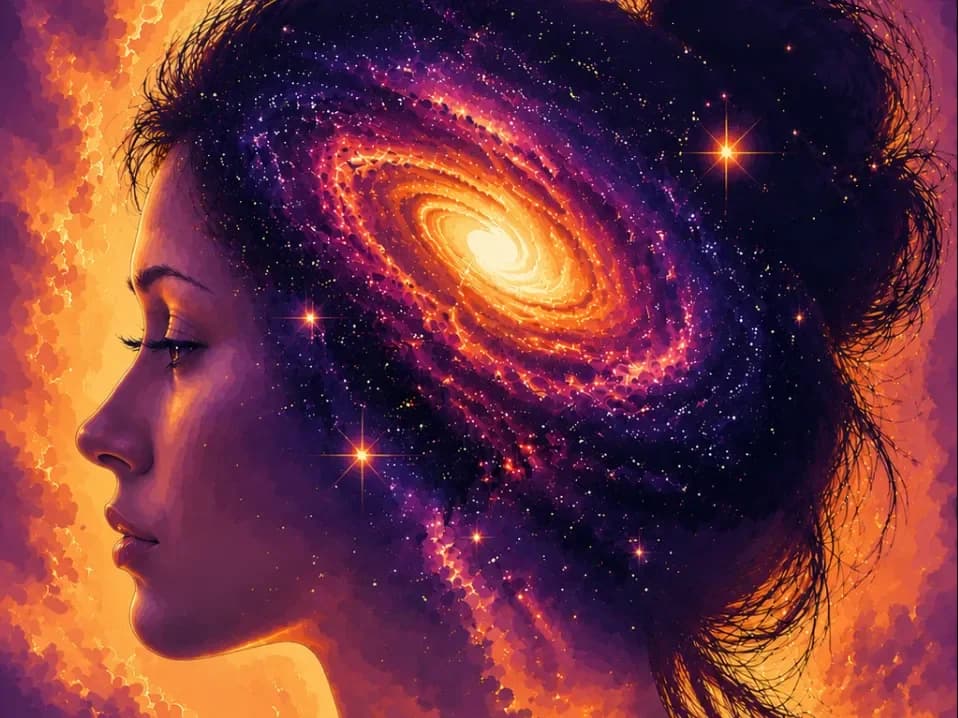 Cosmic Woman – universe and ocean by Hueforge Maker HueForge model: Cosmic Woman – universe and ocean by Hueforge Maker