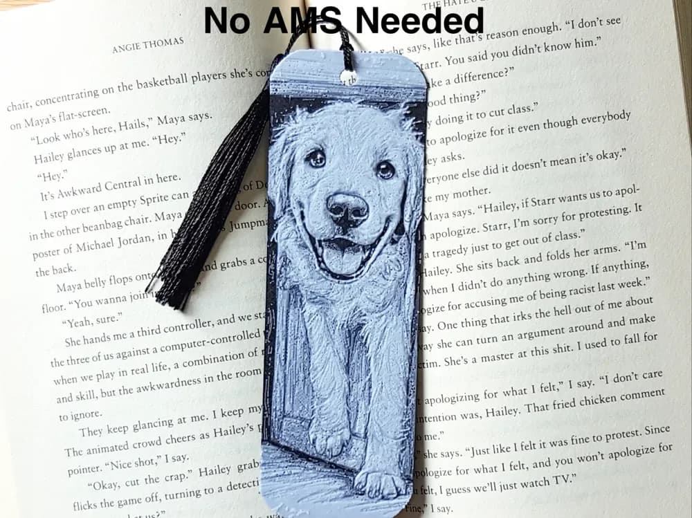 Bookmark, Best Friend! Dog, Puppy, Hueforge by Dame Jo HueForge model: Bookmark, Best Friend! Dog, Puppy, Hueforge by Dame Jo