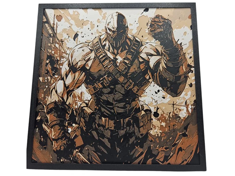 HueForge model: Bane (DC Comics) by BusyKikiBee