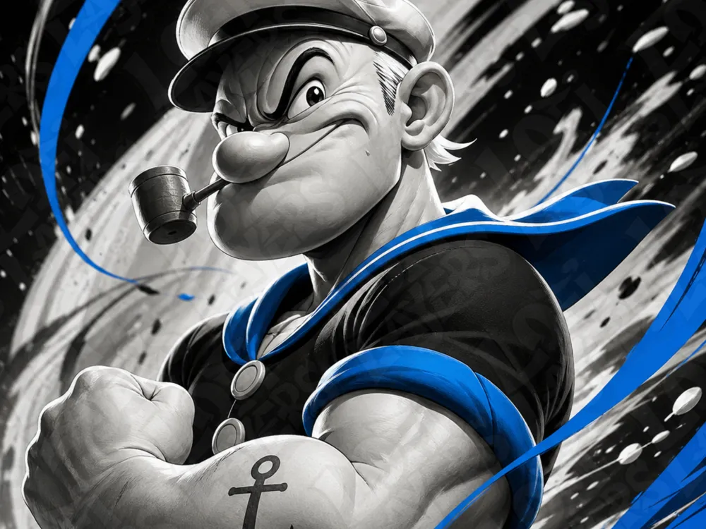 Popeye Hueforge by LoFi Layers HueForge model: Popeye Hueforge by LoFi Layers