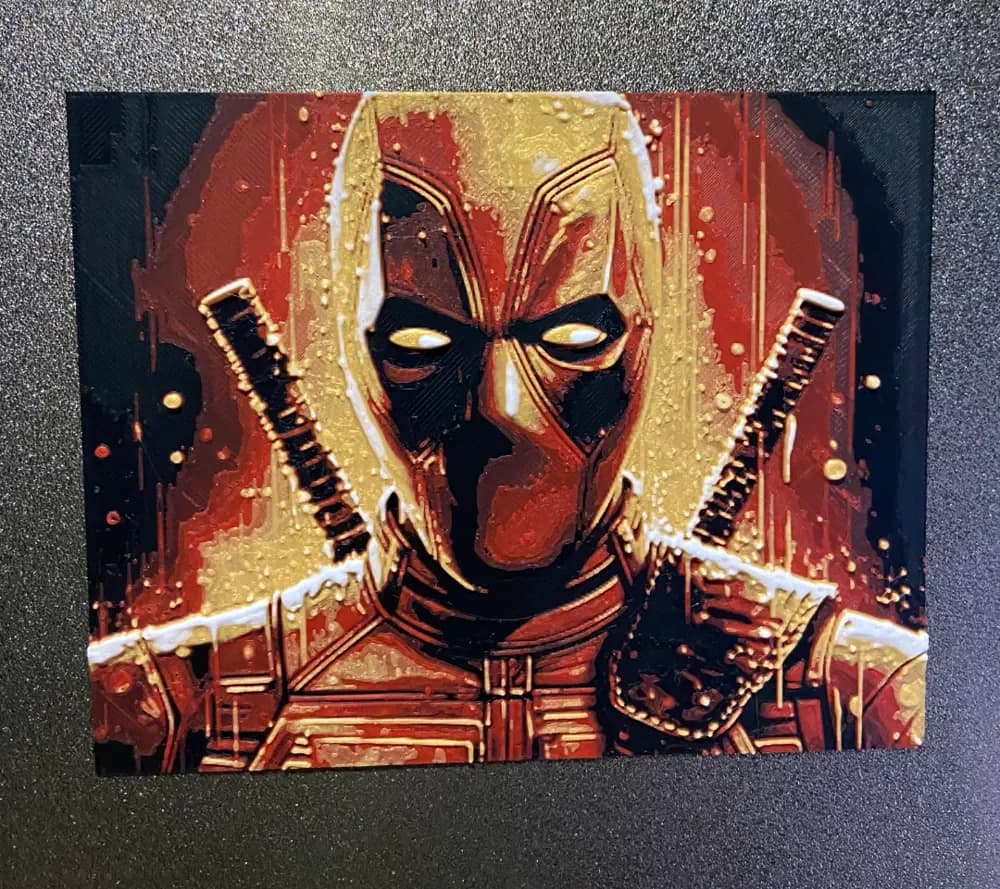 Deadpool by Morganja HueForge model: Deadpool by Morganja