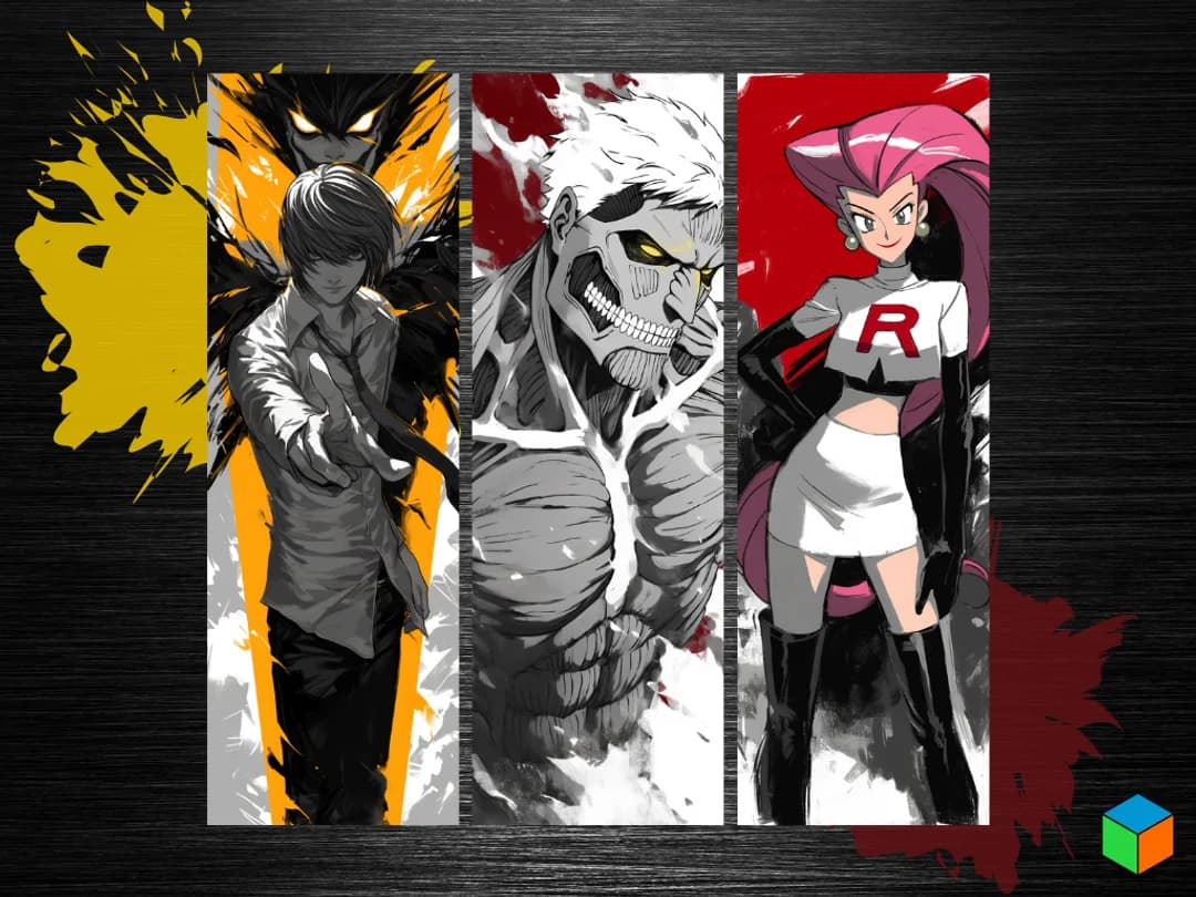 Team Rocket (Jessie) Bookmark by 3D Prints By Vic HueForge model: Team Rocket (Jessie) Bookmark by 3D Prints By Vic