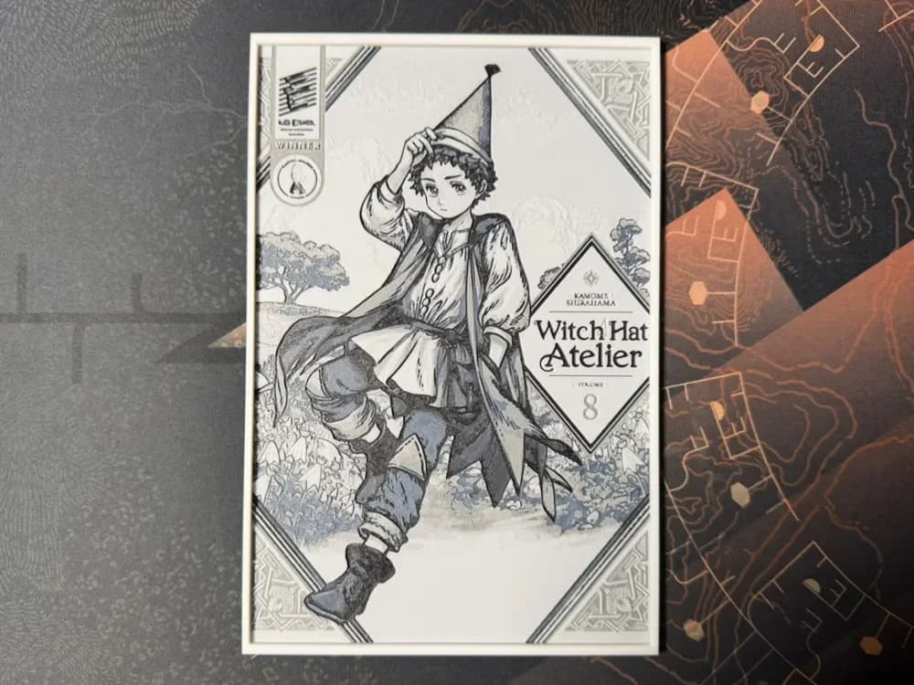 Witch Hat Atelier - Manga Vol 8 by ZorPrime7 HueForge model: Witch Hat Atelier - Manga Vol 8 by ZorPrime7