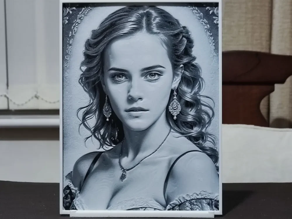 HueForge model: Emma Watson - HueForge 3 Color by BoDad