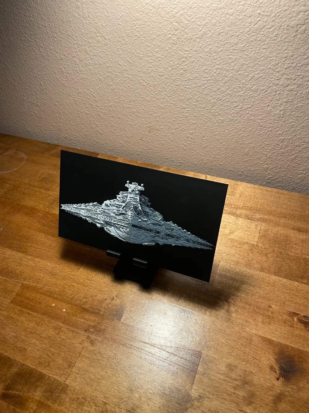 HueForge model: Hueforge - Star Wars - Star Destroyer by Cloudy Nostalgia