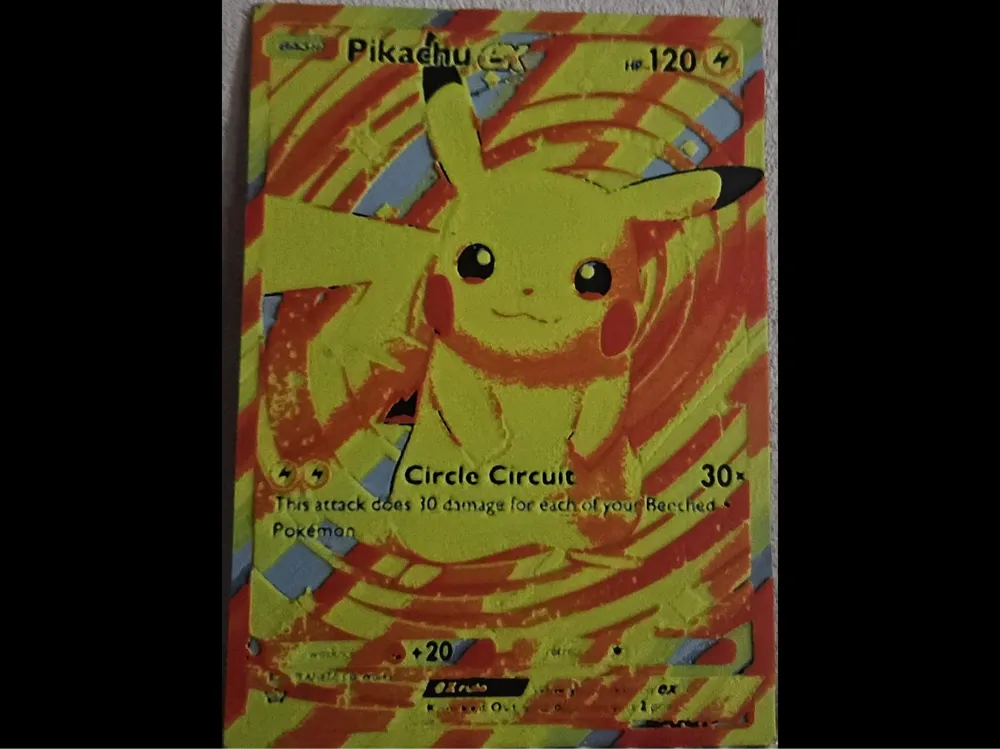 Pikachu Ex Card - Hueforge by 3D_Rey HueForge model: Pikachu Ex Card - Hueforge by 3D_Rey