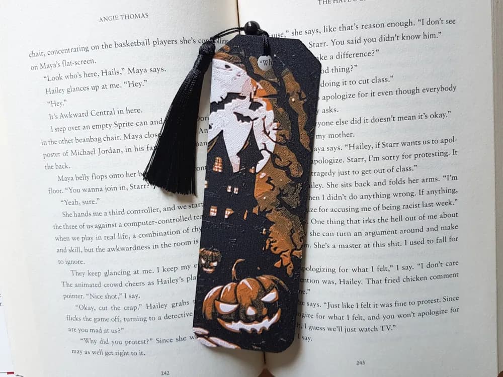 Bookmark, Haunted House, Halloween