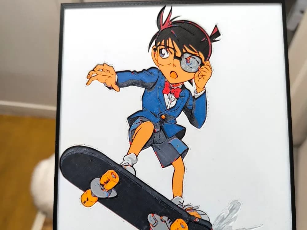 Detective Conan by Dark behelit HueForge model: Detective Conan by Dark behelit